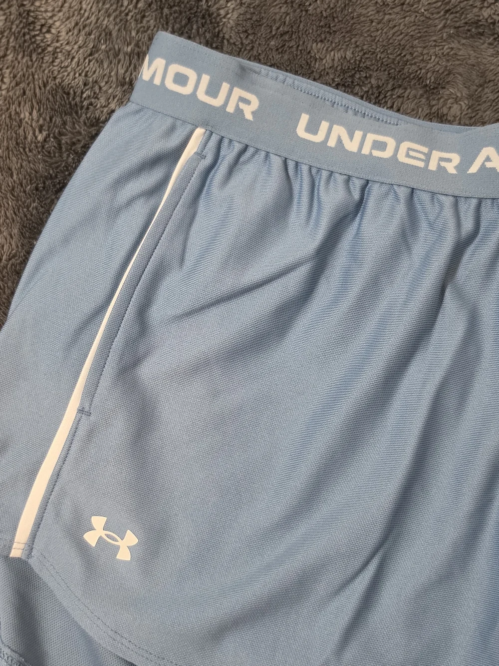 Under Armour Light Blue Women's Athletic Shorts